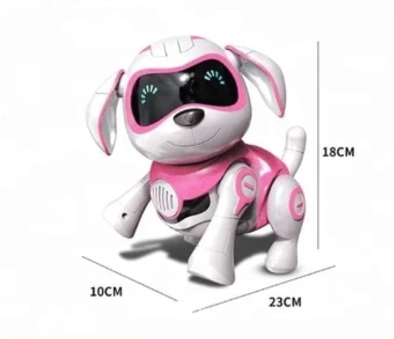 PERRO ROBOT DE JUGUETE MUSICAL CON OJOS LED INTELIGENTE - 2
