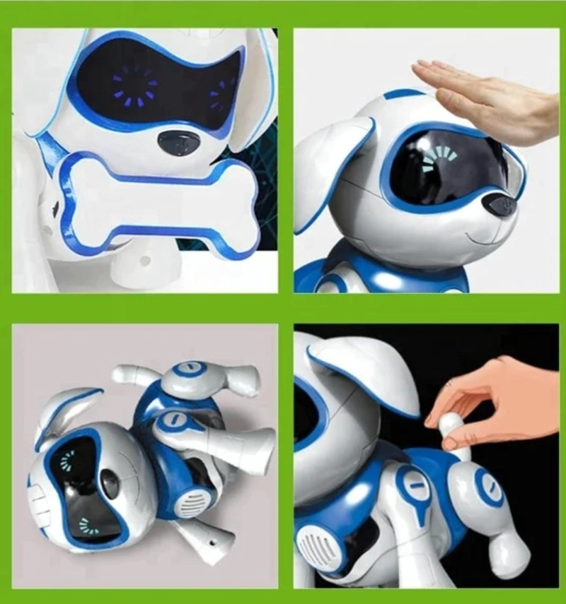 PERRO ROBOT DE JUGUETE MUSICAL CON OJOS LED INTELIGENTE - 7