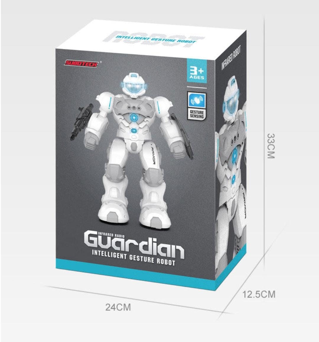 ROBOT GUARDIAN INTELIGENTE SENSOR GESTOS C/R 2,4 G - 2
