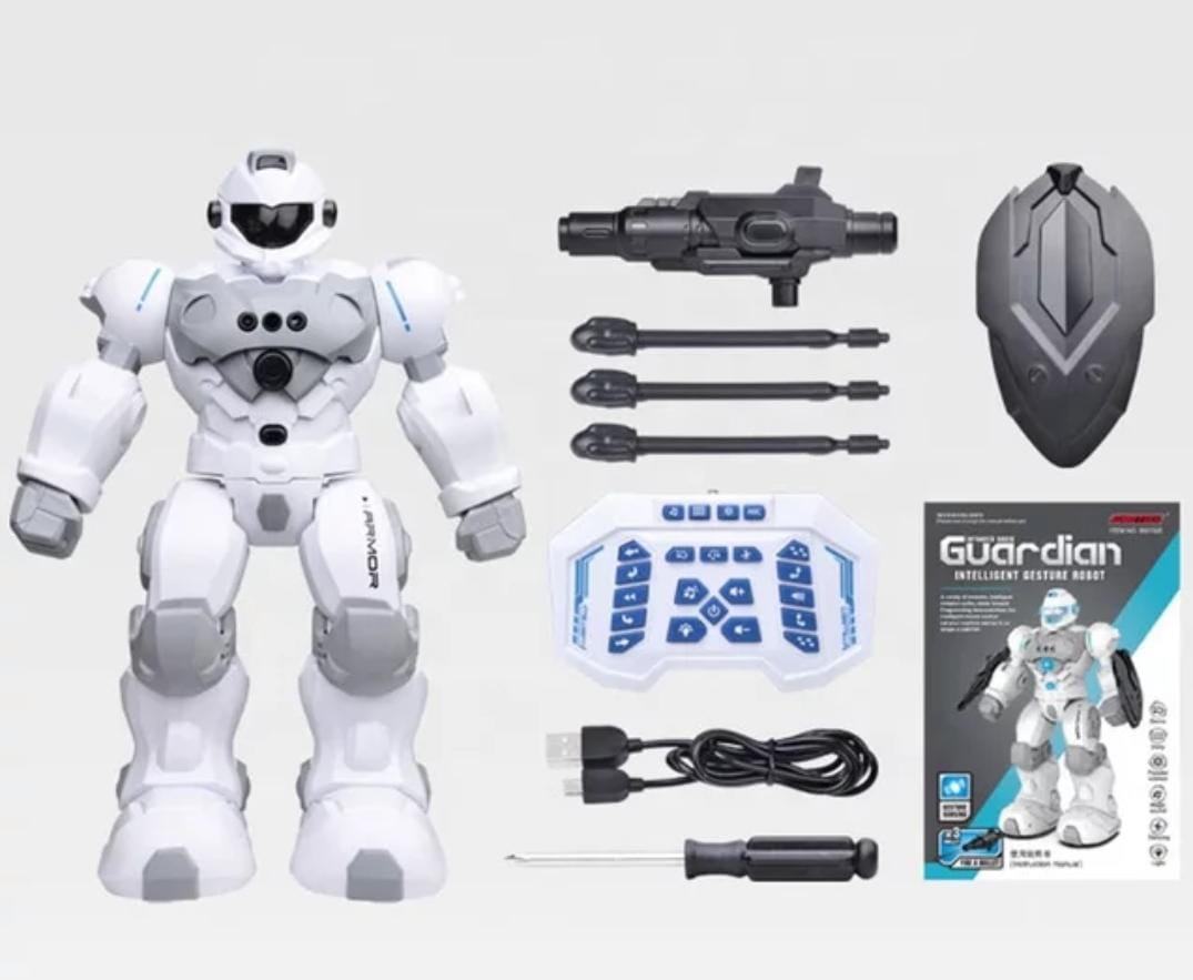 ROBOT GUARDIAN INTELIGENTE SENSOR GESTOS C/R 2,4 G - 6