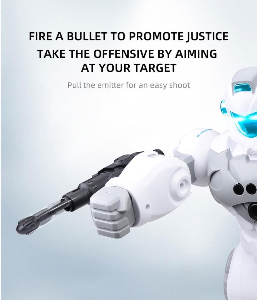 ROBOT GUARDIAN INTELIGENTE SENSOR GESTOS C/R 2,4 G - 8