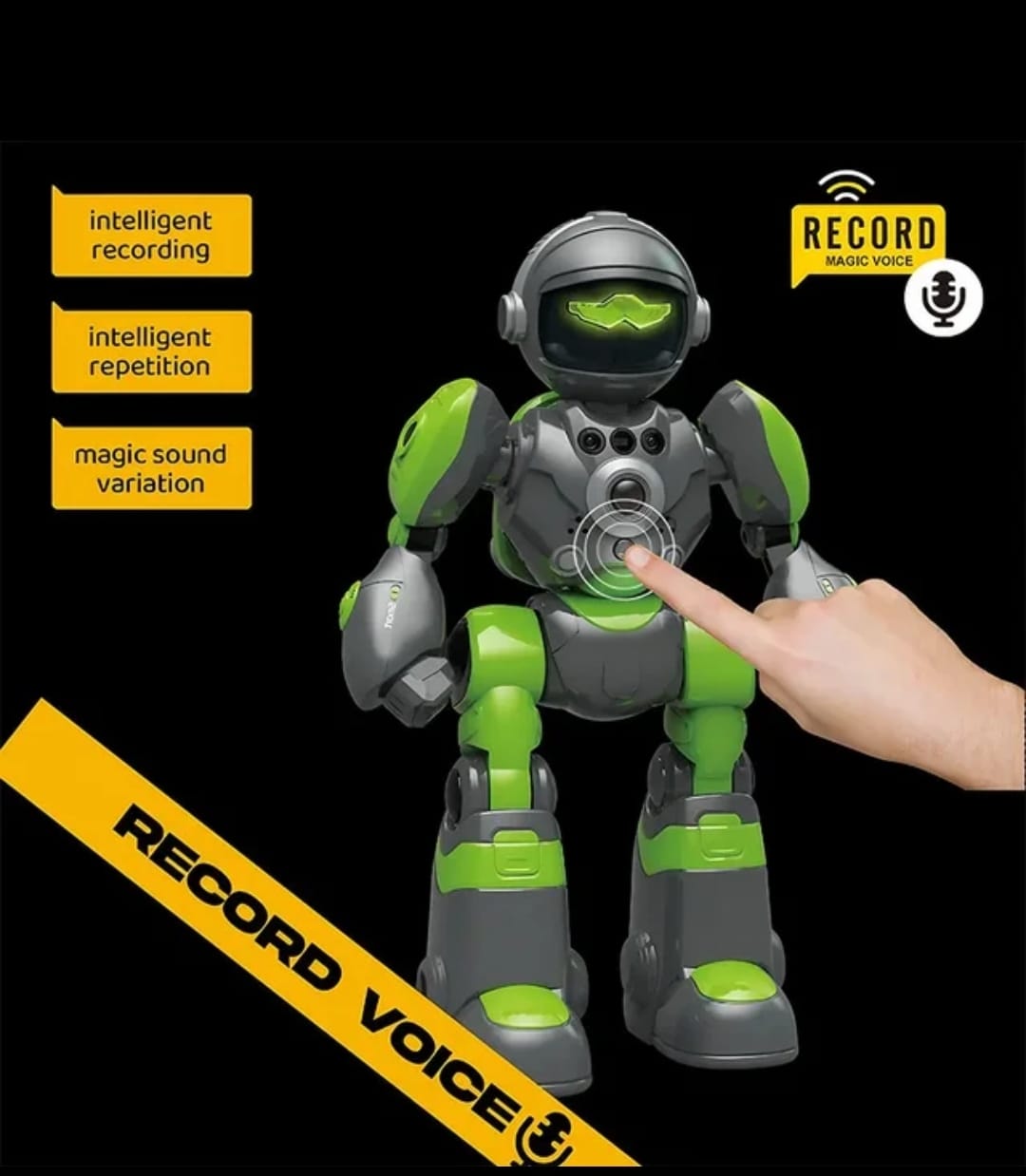 ROBOT CONTROL REMOTO, SENSOR DE GESTOS M-VOICE 2,4 G VERDE - 5