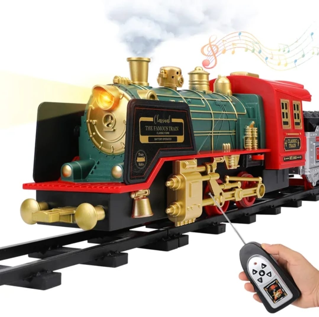 TREN CONTROL REMOTO LUCES SONIDO Y VAPOR - 3