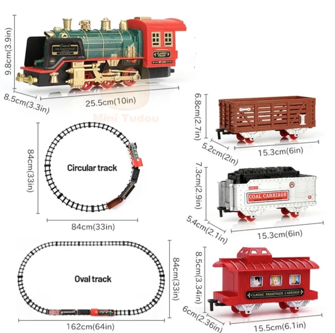 TREN CONTROL REMOTO LUCES SONIDO Y VAPOR - 4