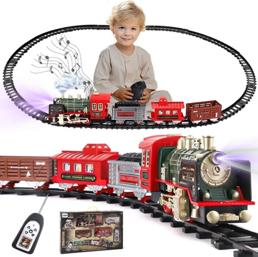 TREN CONTROL REMOTO LUCES SONIDO Y VAPOR - 5