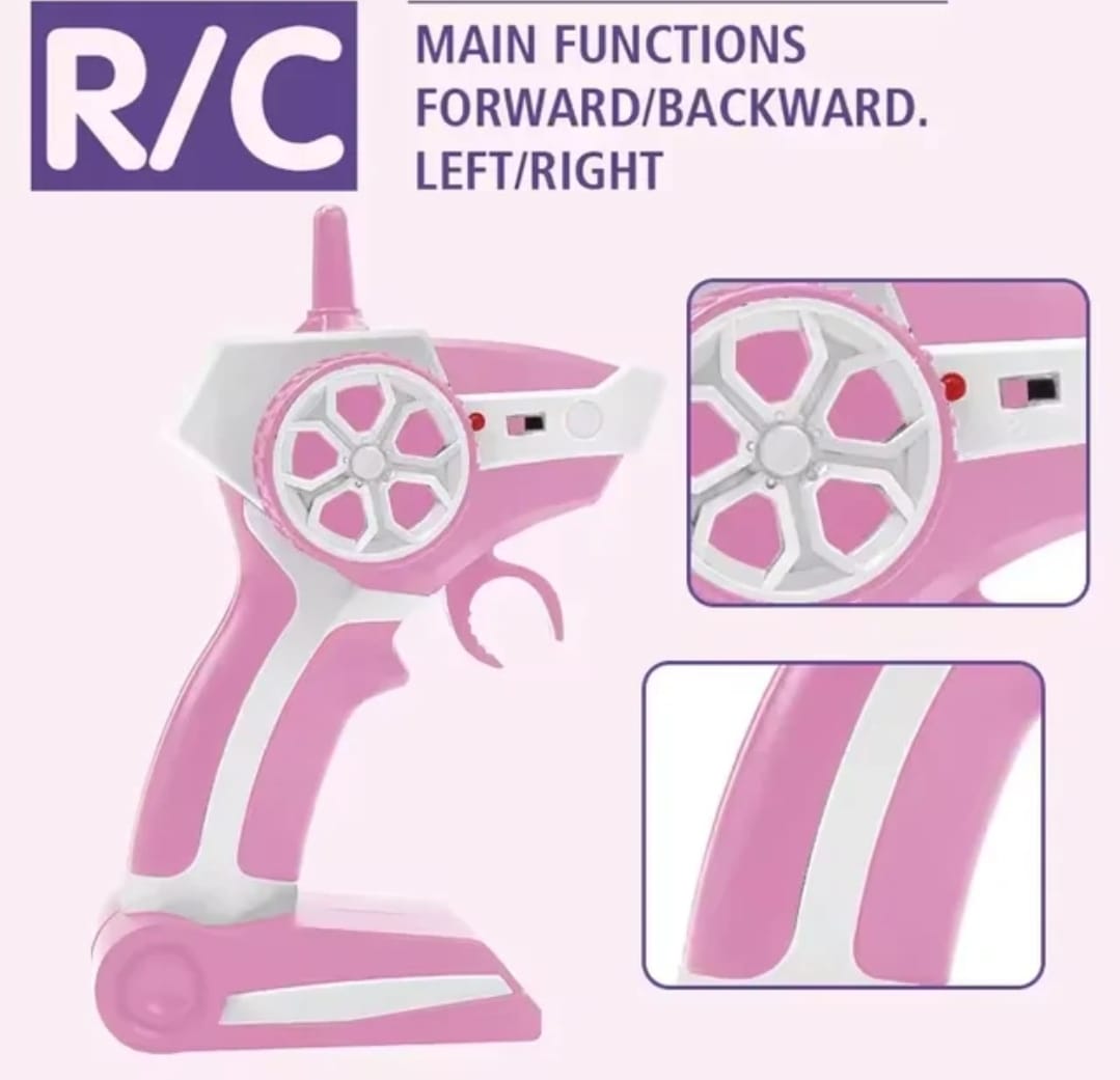 AUTO CONTROL REMOTO MARAVILLAS VALDIVIA ROSADO CAMION LUCES Y SONIDO FOOD TRUCK - 7