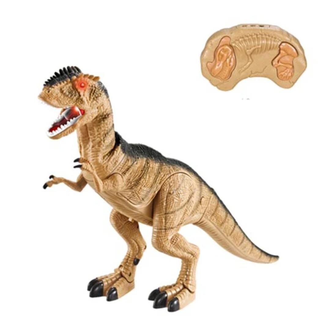 DINOSAURIO MARAVILLAS VALDIVIA CONTROL REMOTO GRANDE 52 CM LUZ Y SONIDO - 4