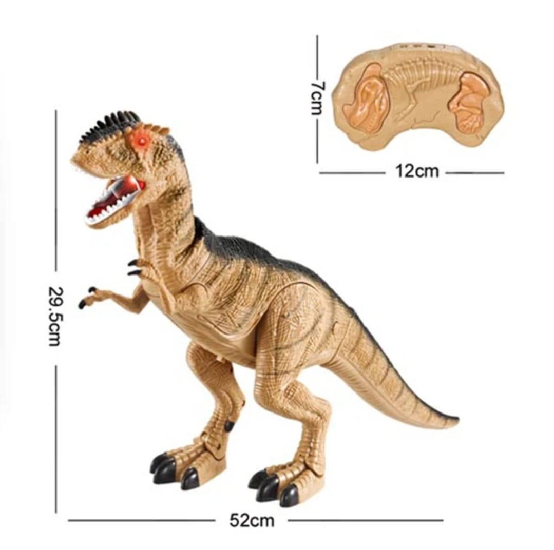 DINOSAURIO MARAVILLAS VALDIVIA CONTROL REMOTO GRANDE 52 CM LUZ Y SONIDO - 5