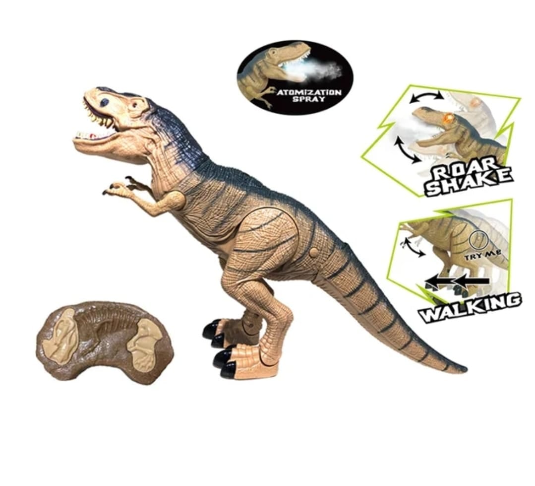 DINOSAURIO MARAVILLAS VALDIVIA CONTROL REMOTO GRAN TIRANOSAURIO REX LUZ VAPOR - 3