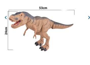 DINOSAURIO MARAVILLAS VALDIVIA CONTROL REMOTO GRAN TIRANOSAURIO REX LUZ VAPOR - 4