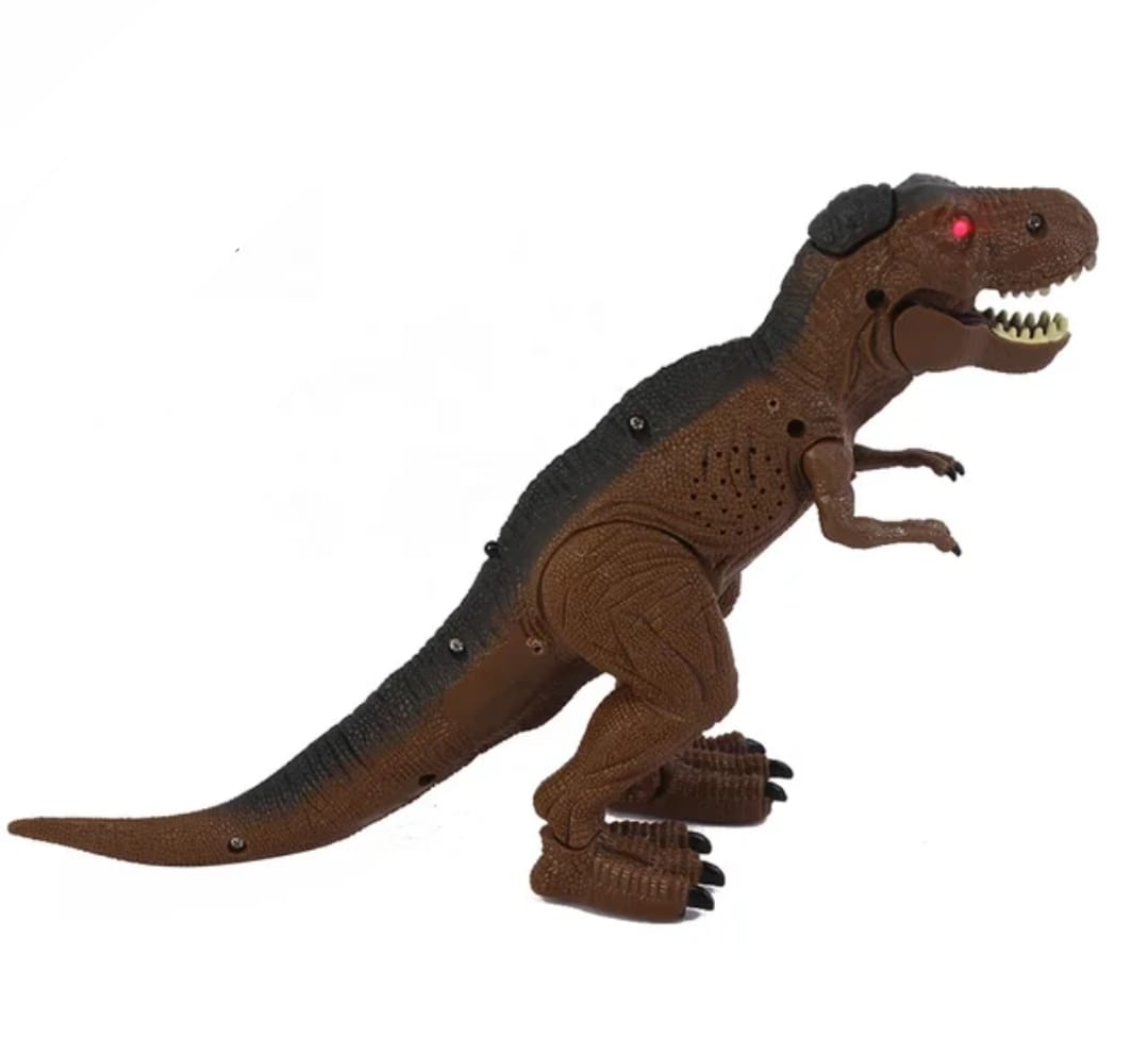DINOSAURIO MARAVILLAS VALDIVIA CONTROL REMOTO TIRANOSAURIO REX LUZ VAPOR SONIDO - 6