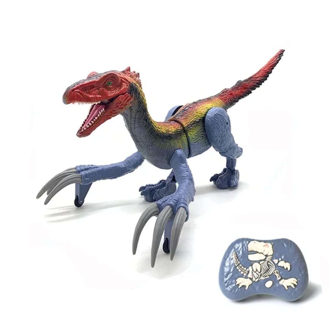 DINOSAURIO MARAVILLAS VALDIVIA CONTROL REMOTO 2.4 RECARGABLE LUZ VAPOR SONIDO - 1