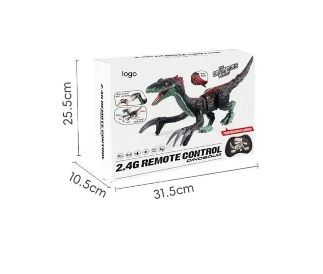 DINOSAURIO MARAVILLAS VALDIVIA CONTROL REMOTO 2.4 RECARGABLE LUZ VAPOR SONIDO - 2