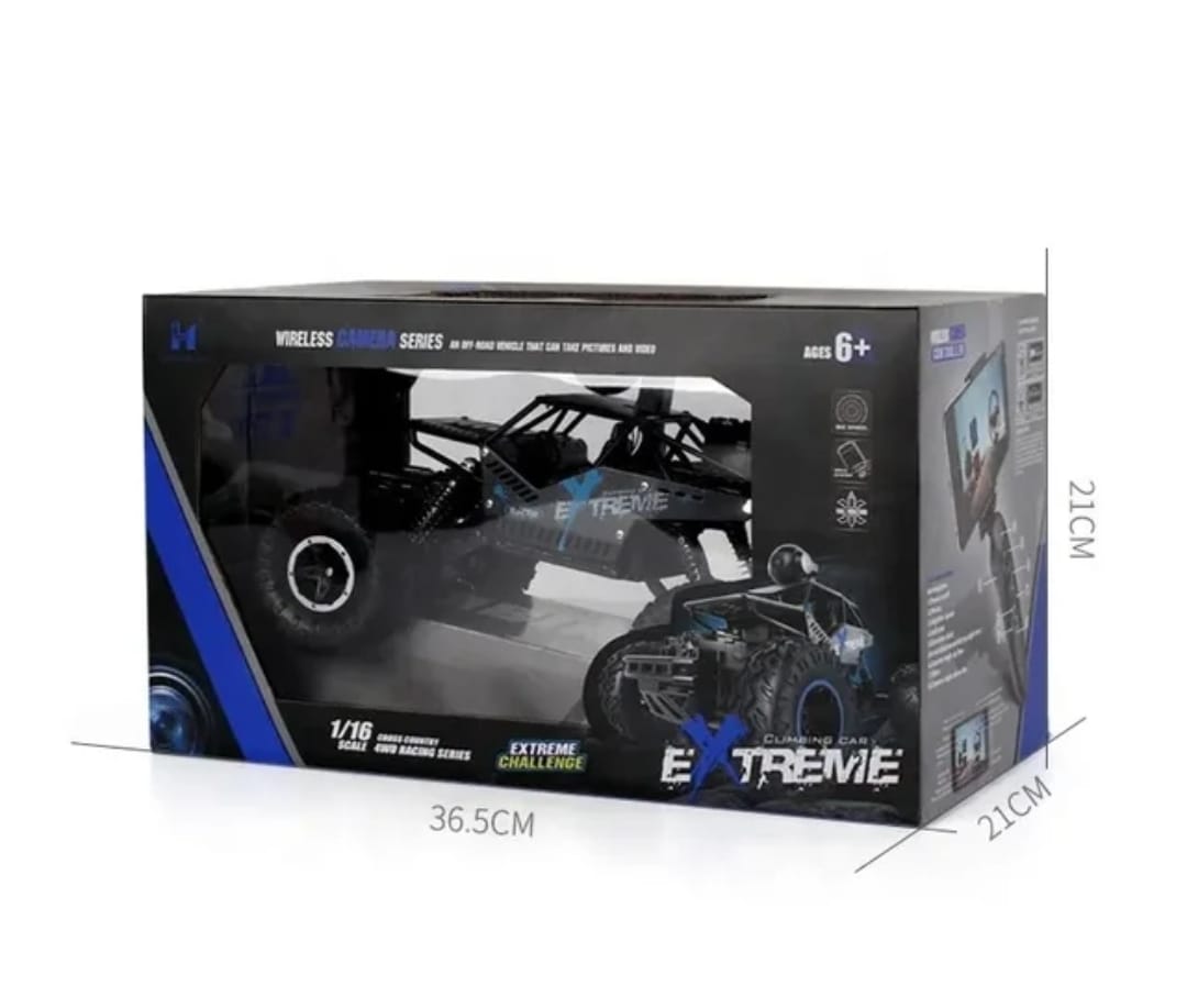 AUTO 4X4 CONTROL REMOTO CON CAMARA BIG FOOT MONSTER - 5