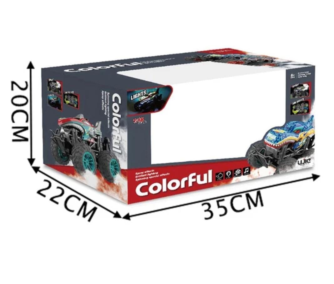 AUTO CR 4X4 COLORFUL DRAGON 1.18 LUZ MUSICA Y VAPOR - 2