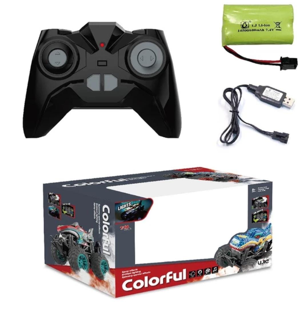 AUTO CR 4X4 COLORFUL DRAGON 1.18 LUZ MUSICA Y VAPOR - 10