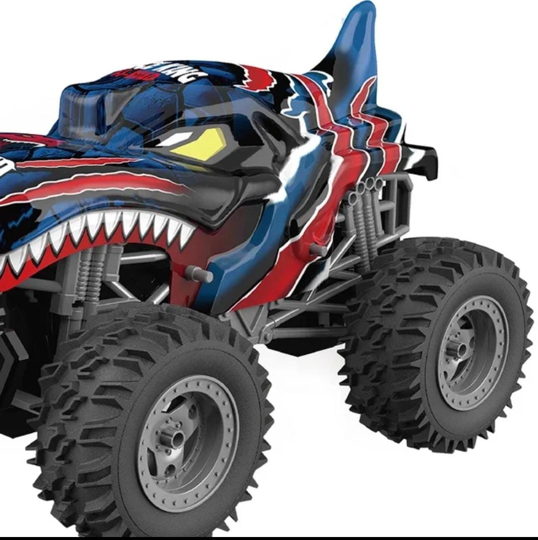 AUTO GRAN DINOSAURIO CONTROL REMOTO 2,4 GHZ  1:14, LUCES AZUL - 10