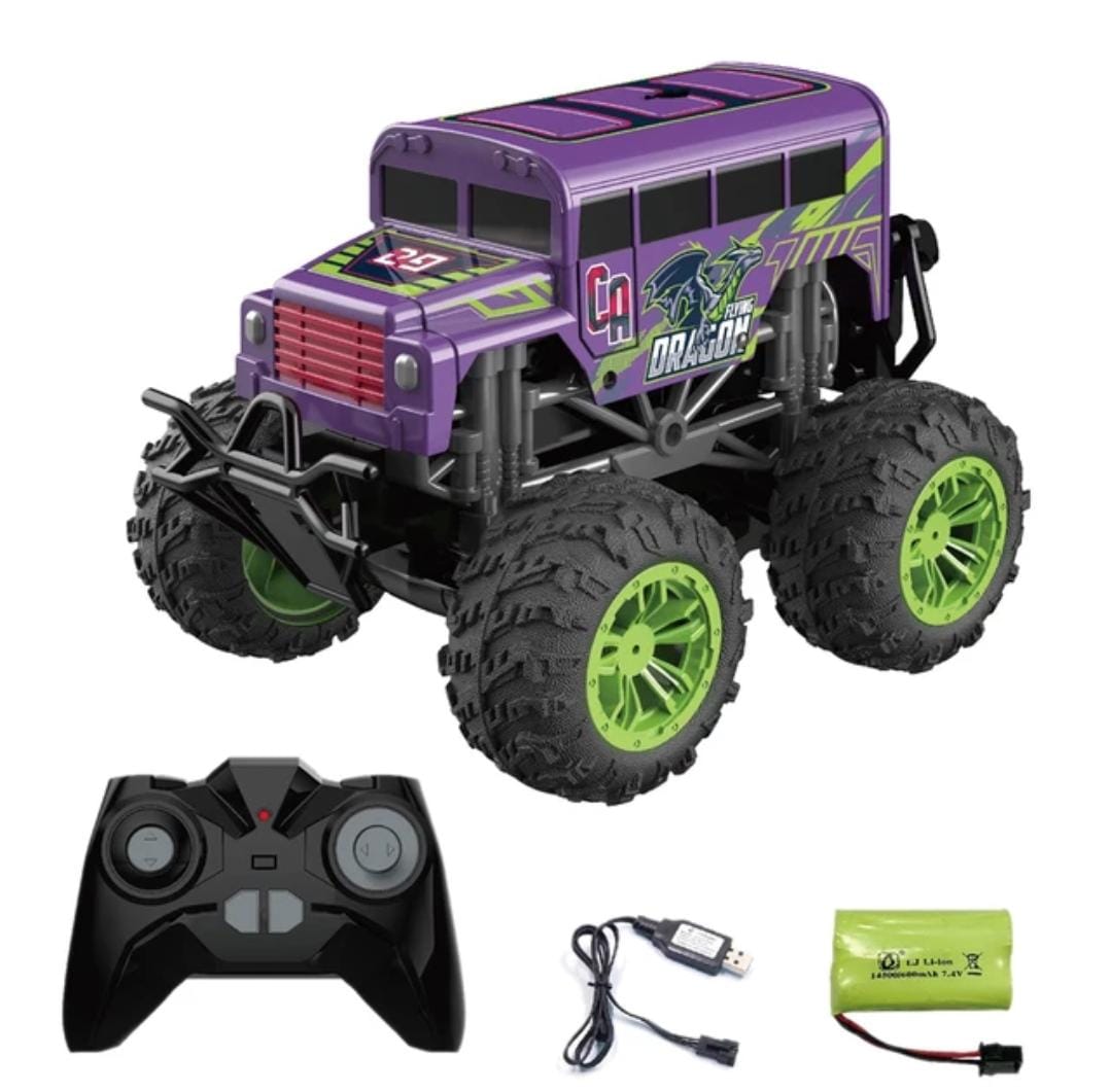 AUTO CR 4X4 COLORFUL DRAGON 1.18 LUZ MUSICA Y VAPOR - 1