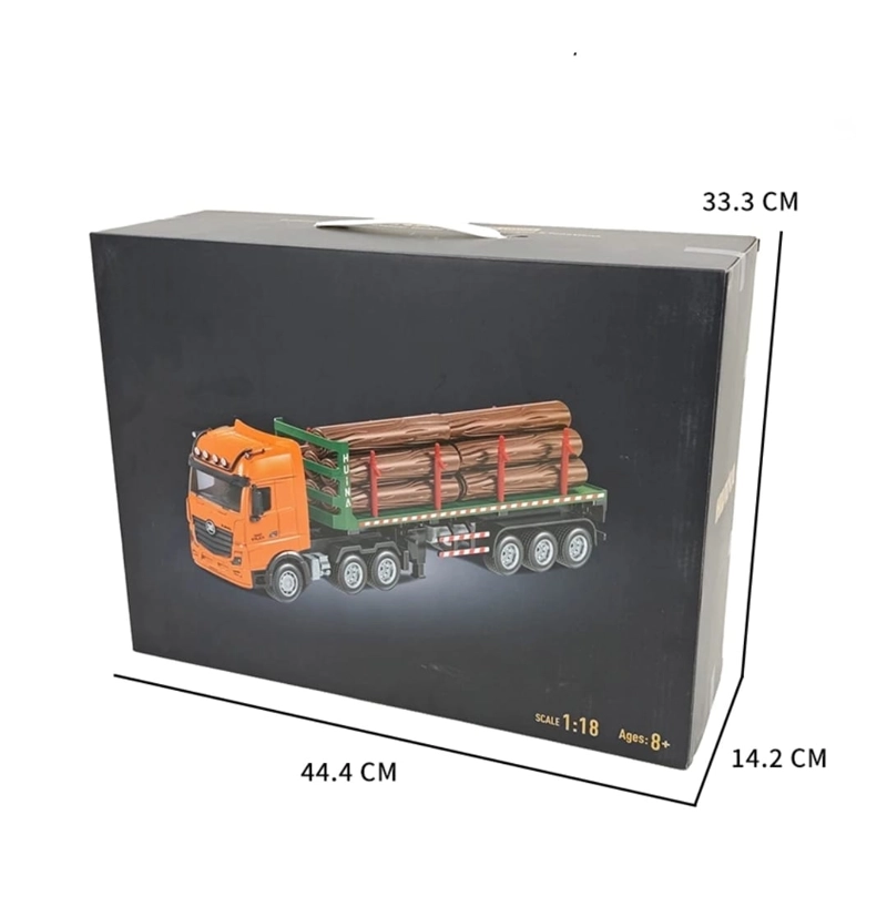 CAMION REMOLQUE CON MADERA CONTROL REMOTO 2.4 GHZ BATERIA RECARGABLE - 3
