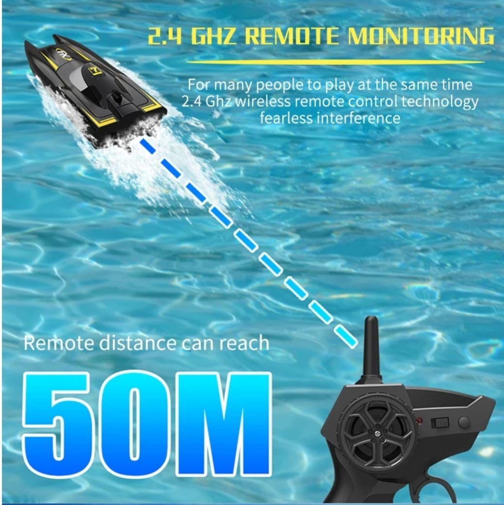 LANCHA CONTROL REMOTO H118 MINI BOTE BARCO 2,4 GHZ - 8