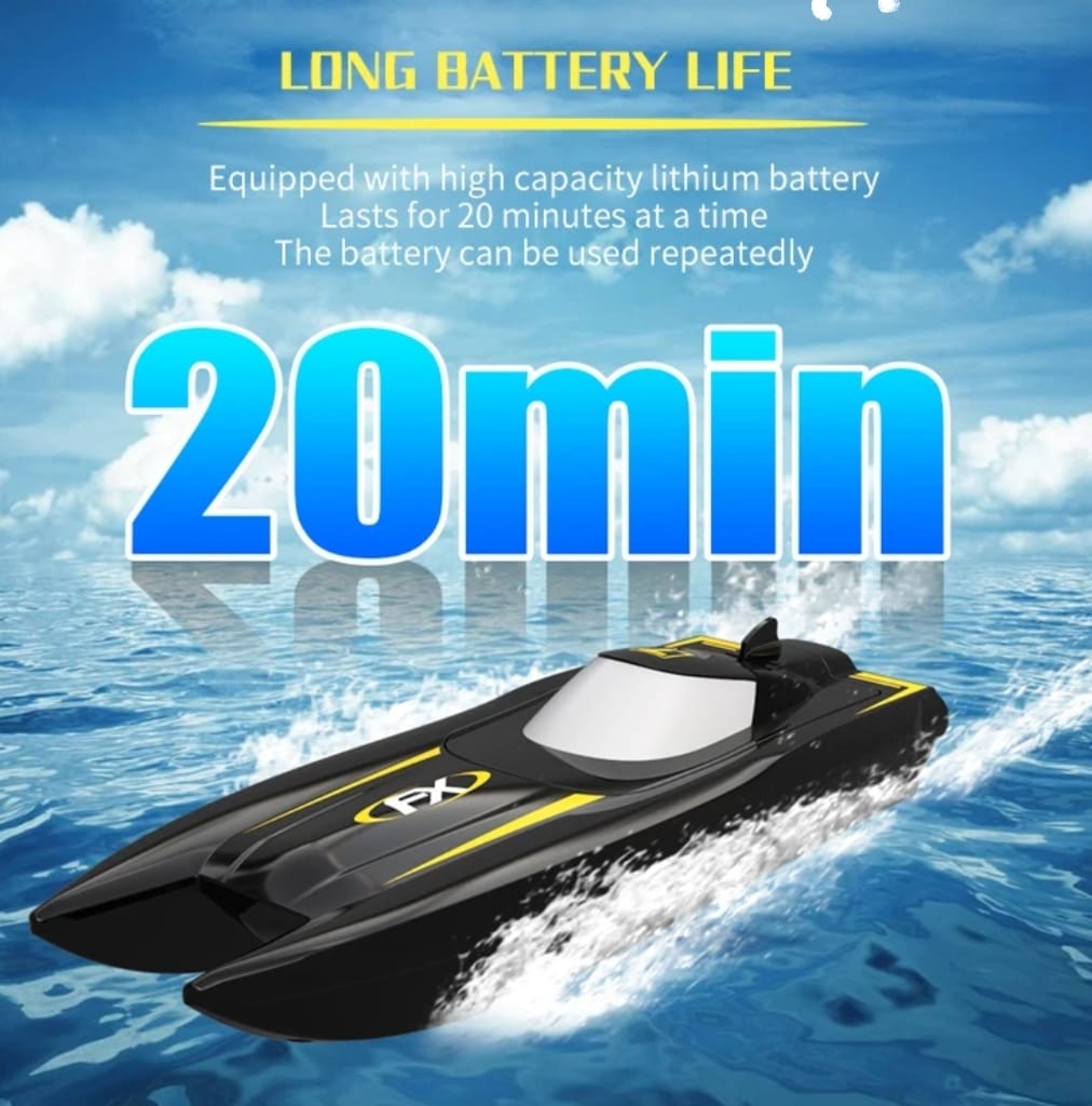 LANCHA CONTROL REMOTO H118 MINI BOTE BARCO 2,4 GHZ - 11