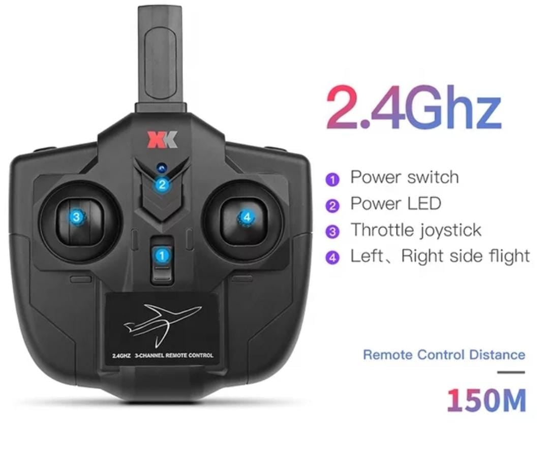 AVION CONTROL REMOTO A200 F16 B. 2,4 GHZ - 3