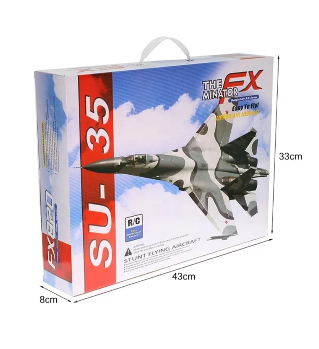 AVION AEROPLANO CONTROL REMOTO THE MINETOR FX SU-35 2.4G 2CH AZUL - 4