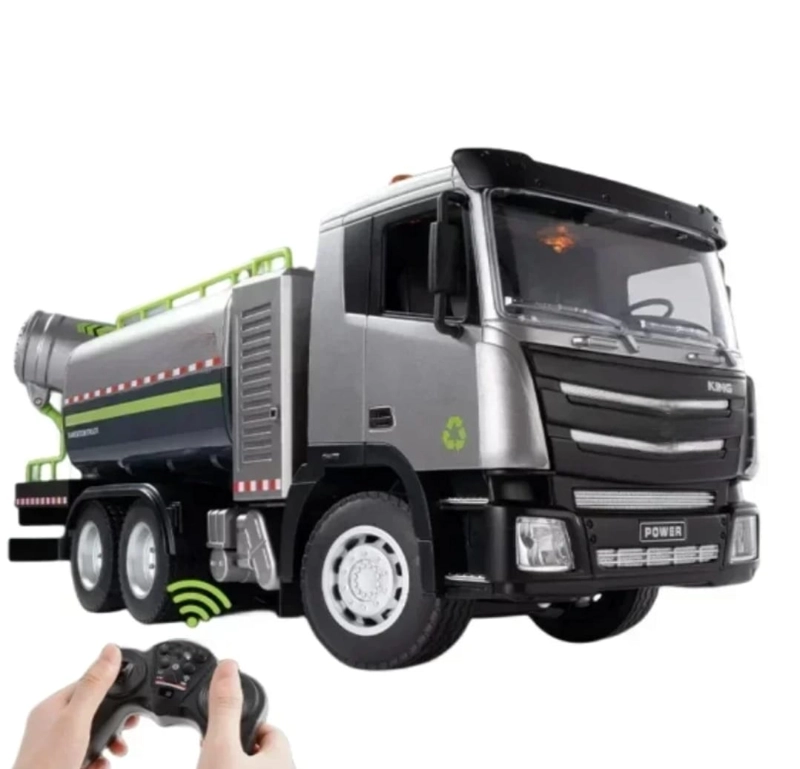 CAMION CONTROL REMOTO CON LUCES Y VAPOR, BATERIA RECARGABLE, 9 CANALES - 1