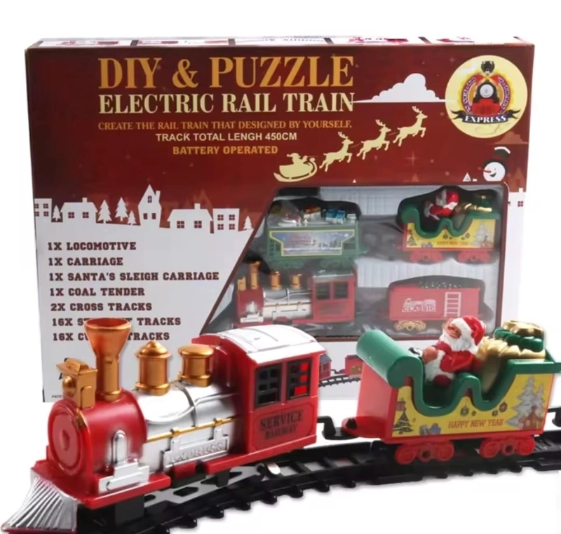 TREN DE NAVIDAD 38 PIEZAS 450 CM DE RIELES - 2