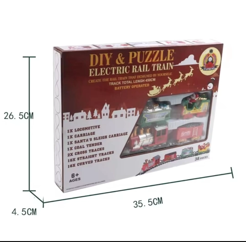 TREN DE NAVIDAD 38 PIEZAS 450 CM DE RIELES - 5