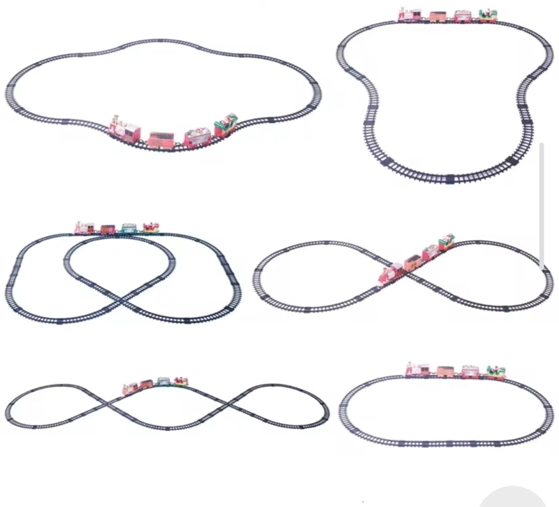 TREN DE NAVIDAD 38 PIEZAS 450 CM DE RIELES - 9
