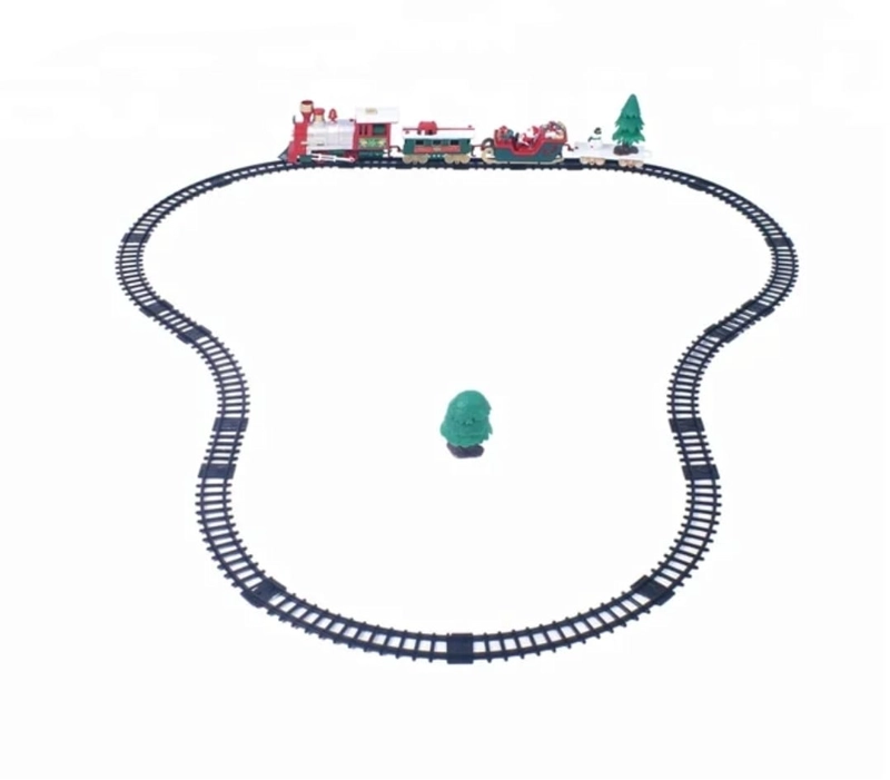 TREN DE NAVIDAD 39 PIEZAS CON LUCES, 450 CM DE RIELES - 4