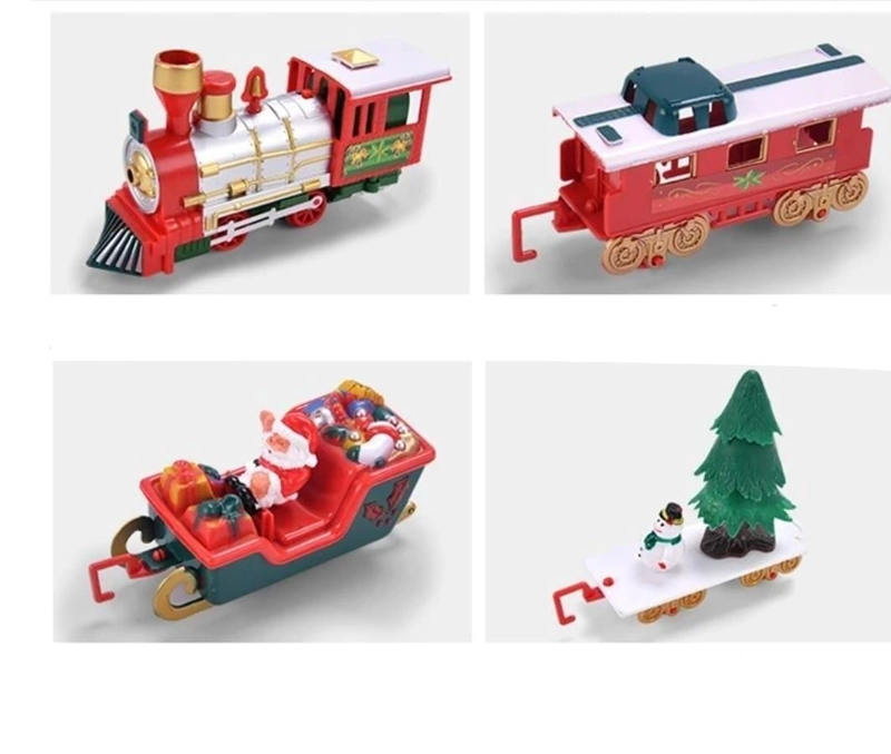 TREN DE NAVIDAD 39 PIEZAS CON LUCES, 450 CM DE RIELES - 6
