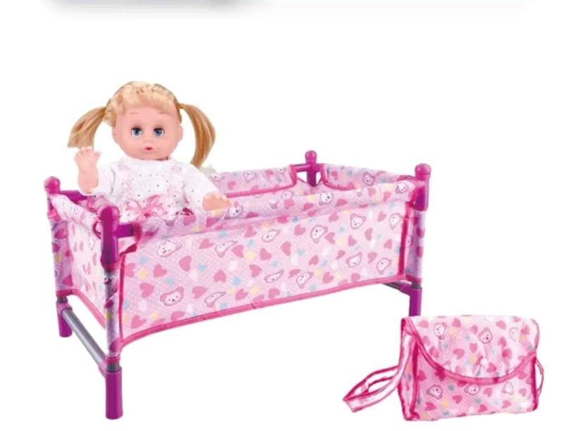 SET DE COCHE SILLA CUNA BOLSO 5 EN 1 ACCESORIOS PARA MUÑECA - 7