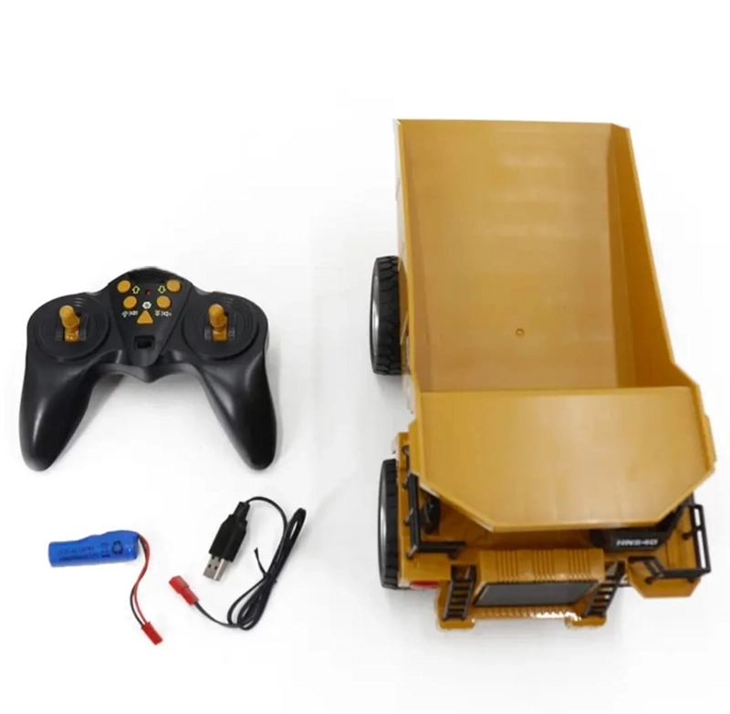 CAMION TOLVA CONTROL REMOTO BATERIA RECARGABLE 9 CANALES 2,4 GHZ, 1:18 - 2