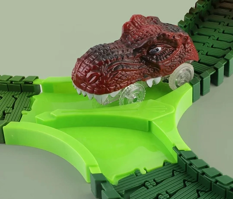 PISTA DE AUTO DINOSAURIO ARMABLE 268 PIEZASJURASSIC TRUCK - 5