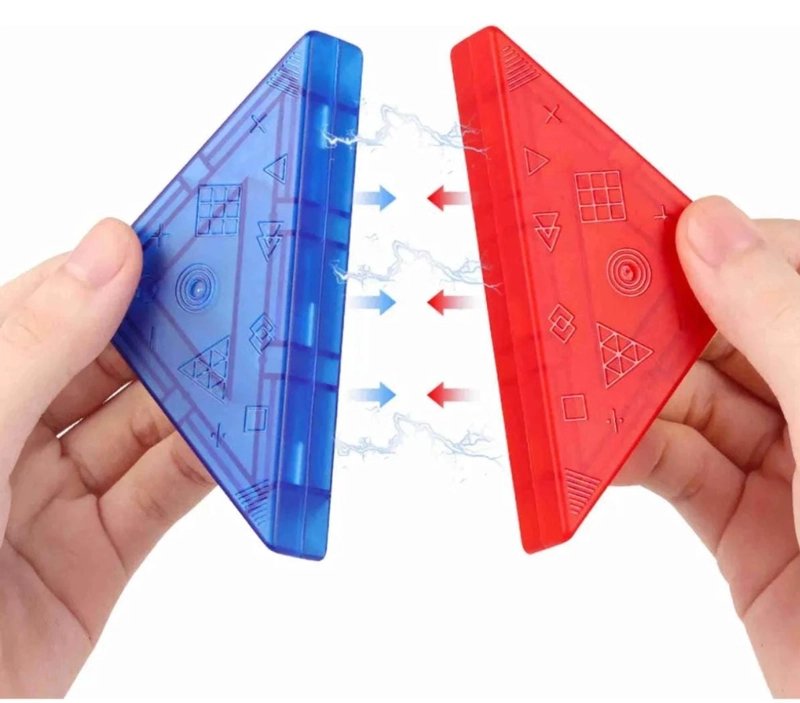 TANGRAMA DE BLOQUES MAGNETICOS 7 BLOQUES, CON 54 CARTAS - 9