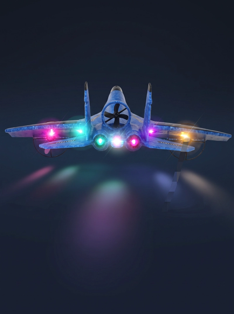 AVION CONTROL REMOTO SU-27 BATERIA RECARGABLE 2,4 GHZ ROJO - 4