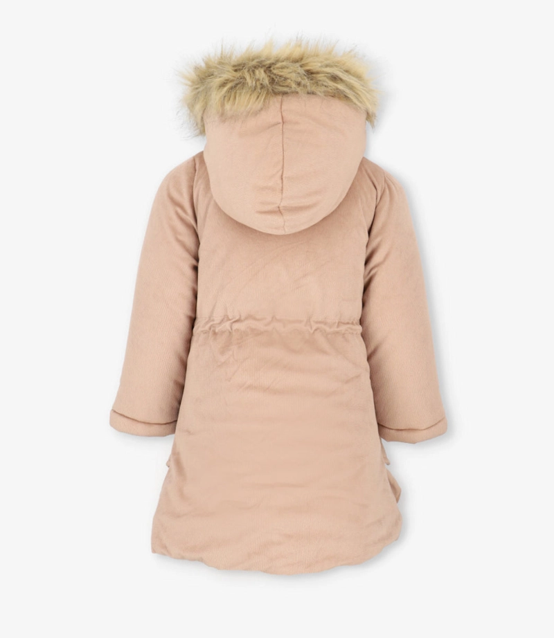 ABRIGO NIÑA DE COTELE ABRIGADO L111022604 BEIGE LIMONADA - 3