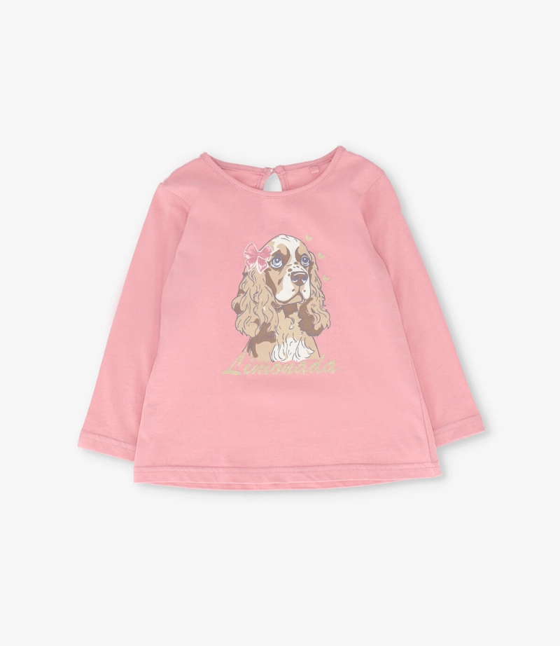 POLERA MANGA LARGA BEBE  L120122615 PALO ROSA LIMONADA - 1