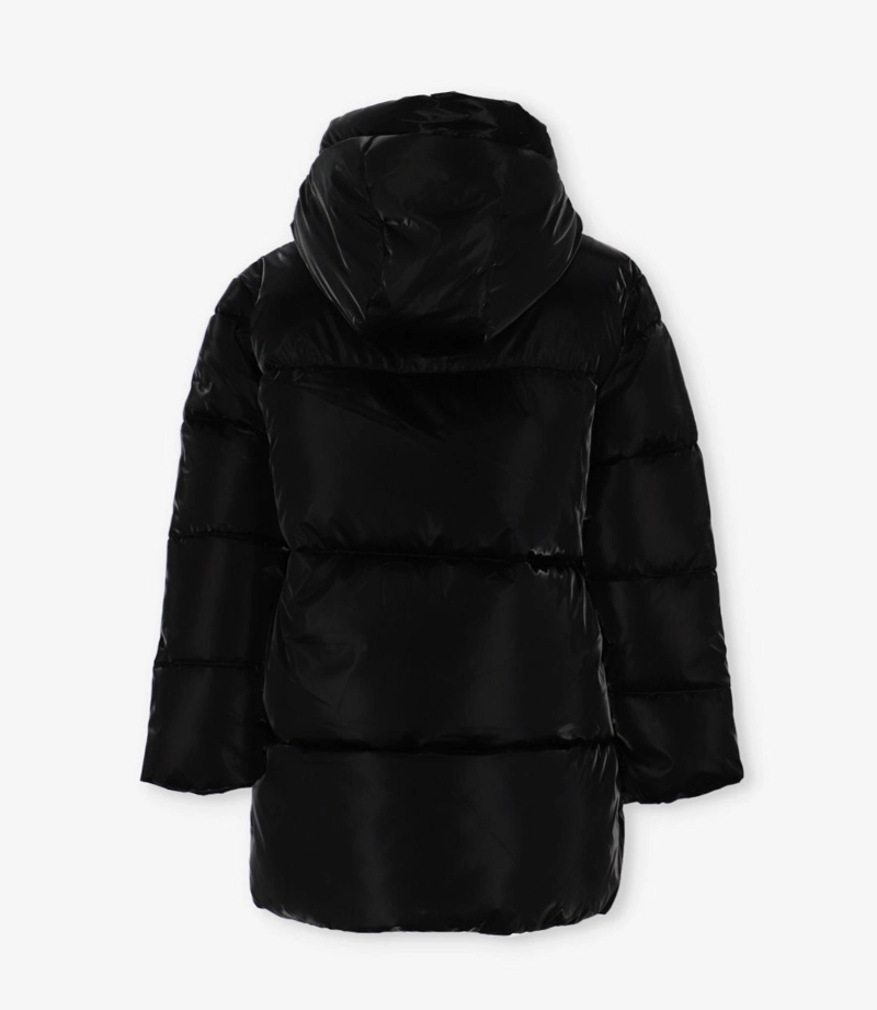 PARKA NIÑA ENGOMADA  L110822607 NEGRO LIMONADA - 3