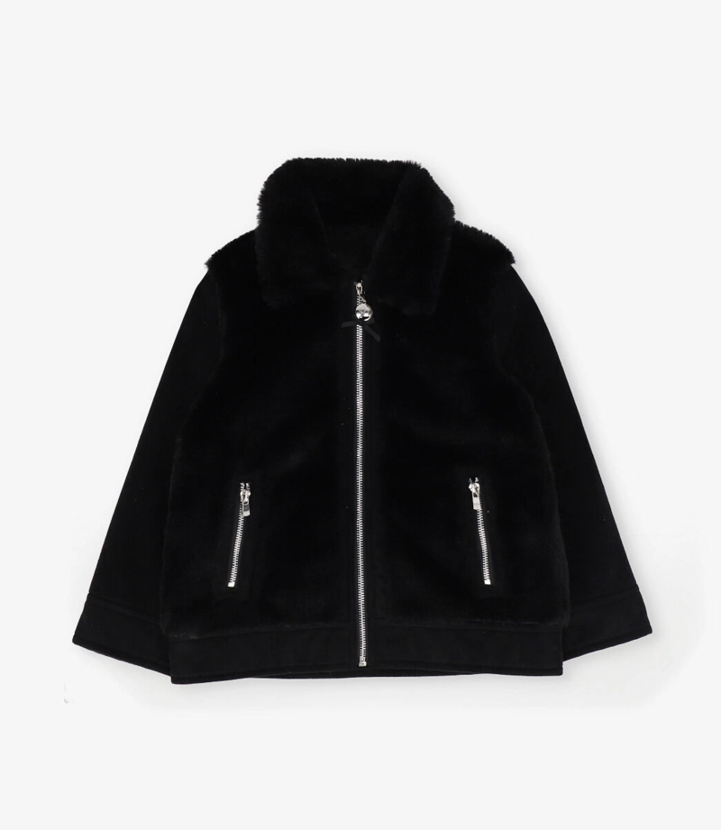 CHAQUETA NIÑA DE GAMUZA L110722612 NEGRO LIMONADA - 2