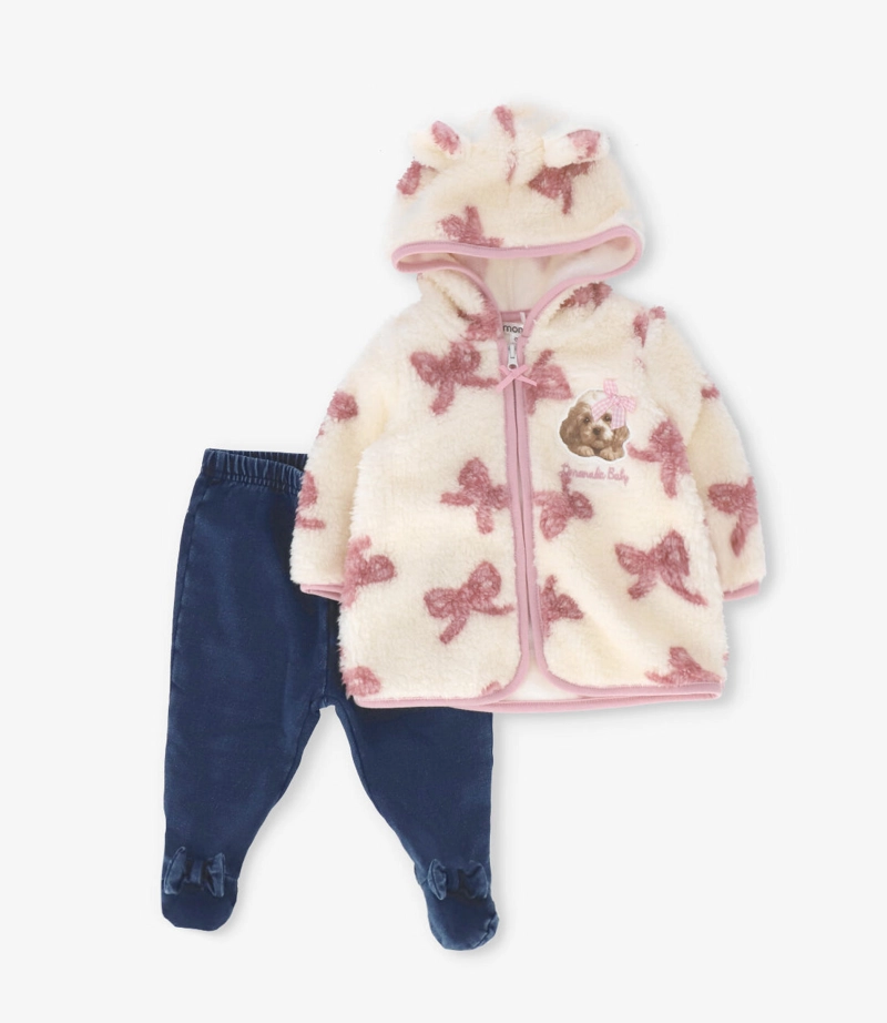 CONJUNTO RECIE N NACIDA MUY ABRIGADA L132222615 ROSA LIMONADA - 1