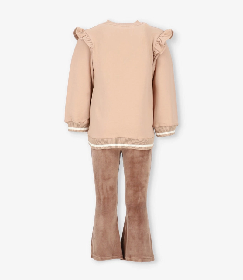 CONJUNTO NIÑA ABRIGADO L112222619 BEIGE LIMONADA - 2
