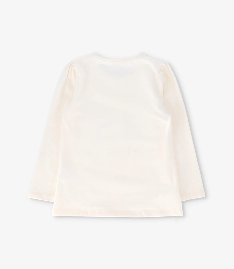 POLERA MANGA LARGA NIÑA  L110122618 CRUDO LIMONADA - 3
