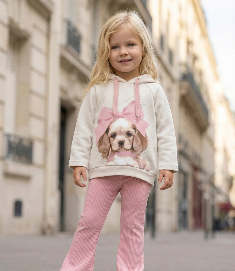 CONJUNTO BEBE ABRIGADO L122222615 PALO ROSA LIMONADA - 1