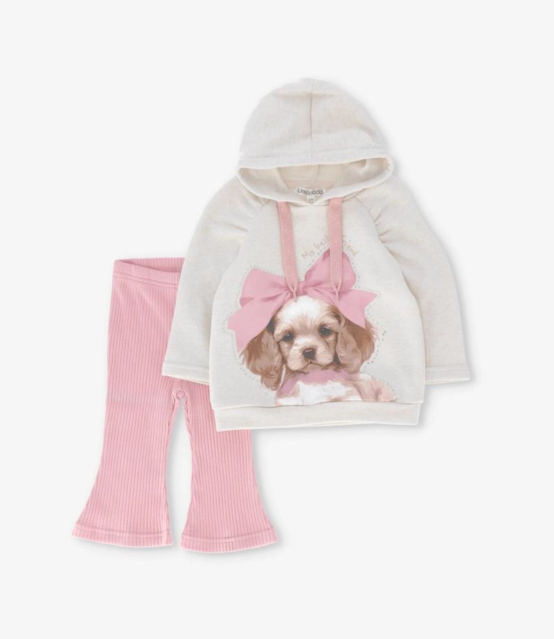 CONJUNTO BEBE ABRIGADO L122222615 PALO ROSA LIMONADA - 2