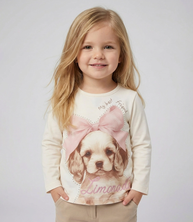 POLERA MANGA LARGA BEBE  L120122613 PALO ROSA LIMONADA - 1