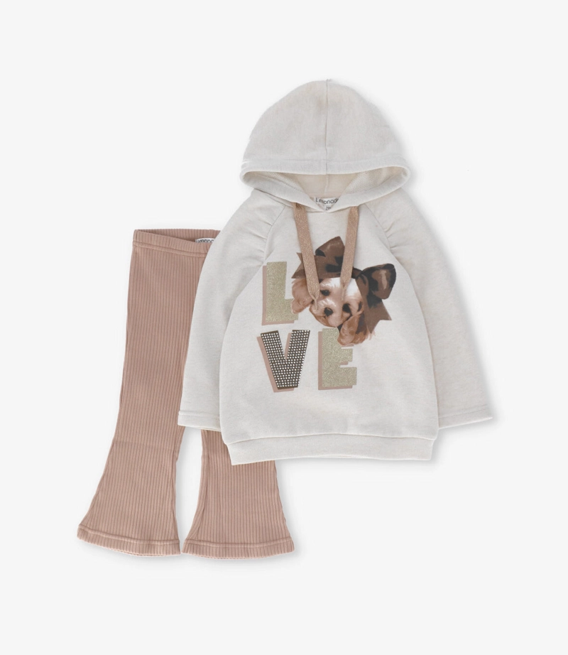 CONJUNTO BEBE ABRIGADO L122222615 BEIGE LIMONADA - 1