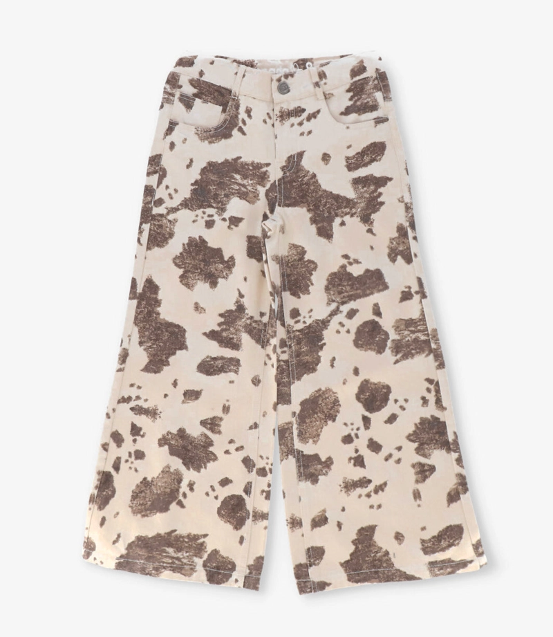 JEANS NIÑA ANIMAL PRINT ABRIGADO L111122608 CRUDO LIMONADA - 3